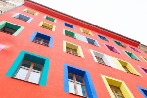 Multicolored Building