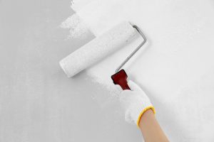Residential painting service in Marietta painting wall white