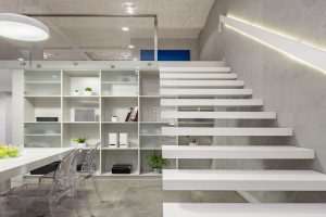 White Stairs in Home