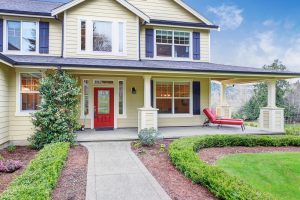 Light yellow house