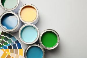 Paint Cans and Swatches 